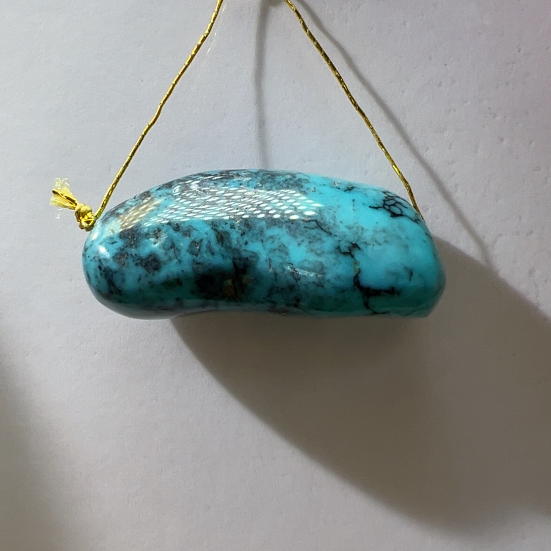 绿松石未镶嵌挂件