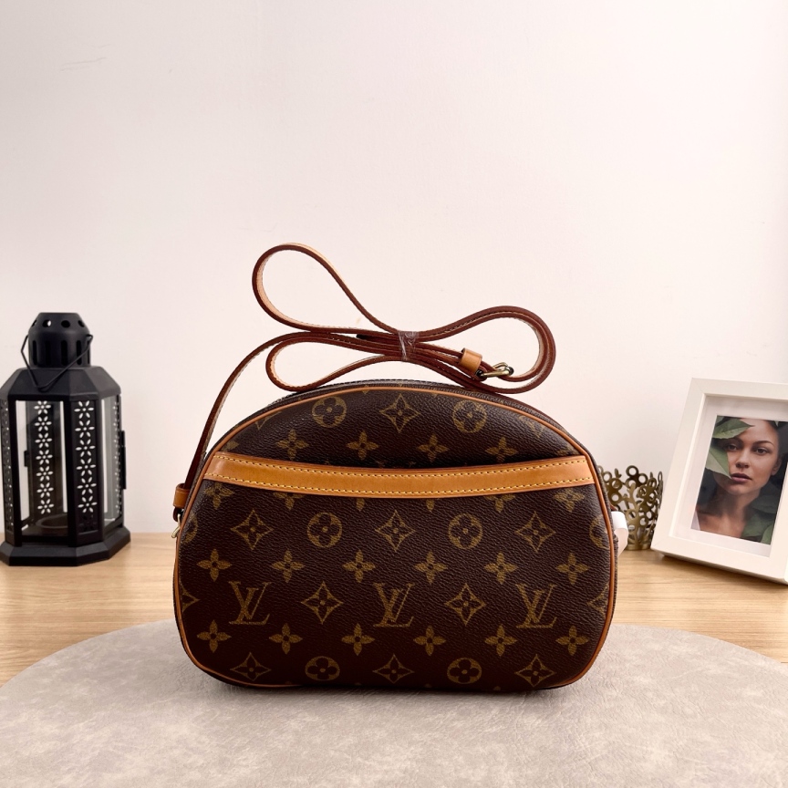 95新 LouisVuitton/路易威登 【九筒奢品】 Blois苹果包/单肩包7753