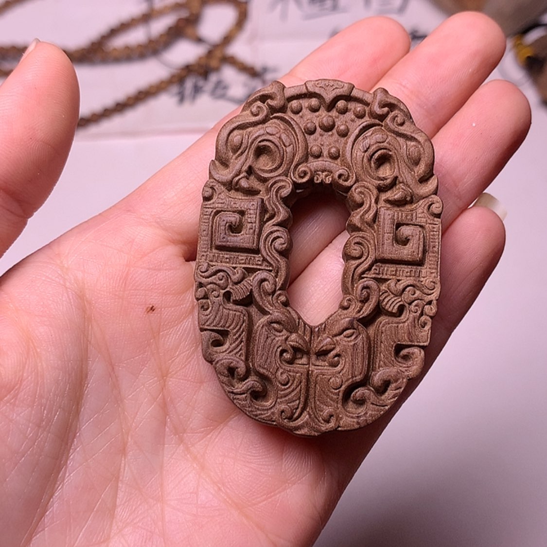 【闪购商品】檀香木手串/手链檀香龙凤
