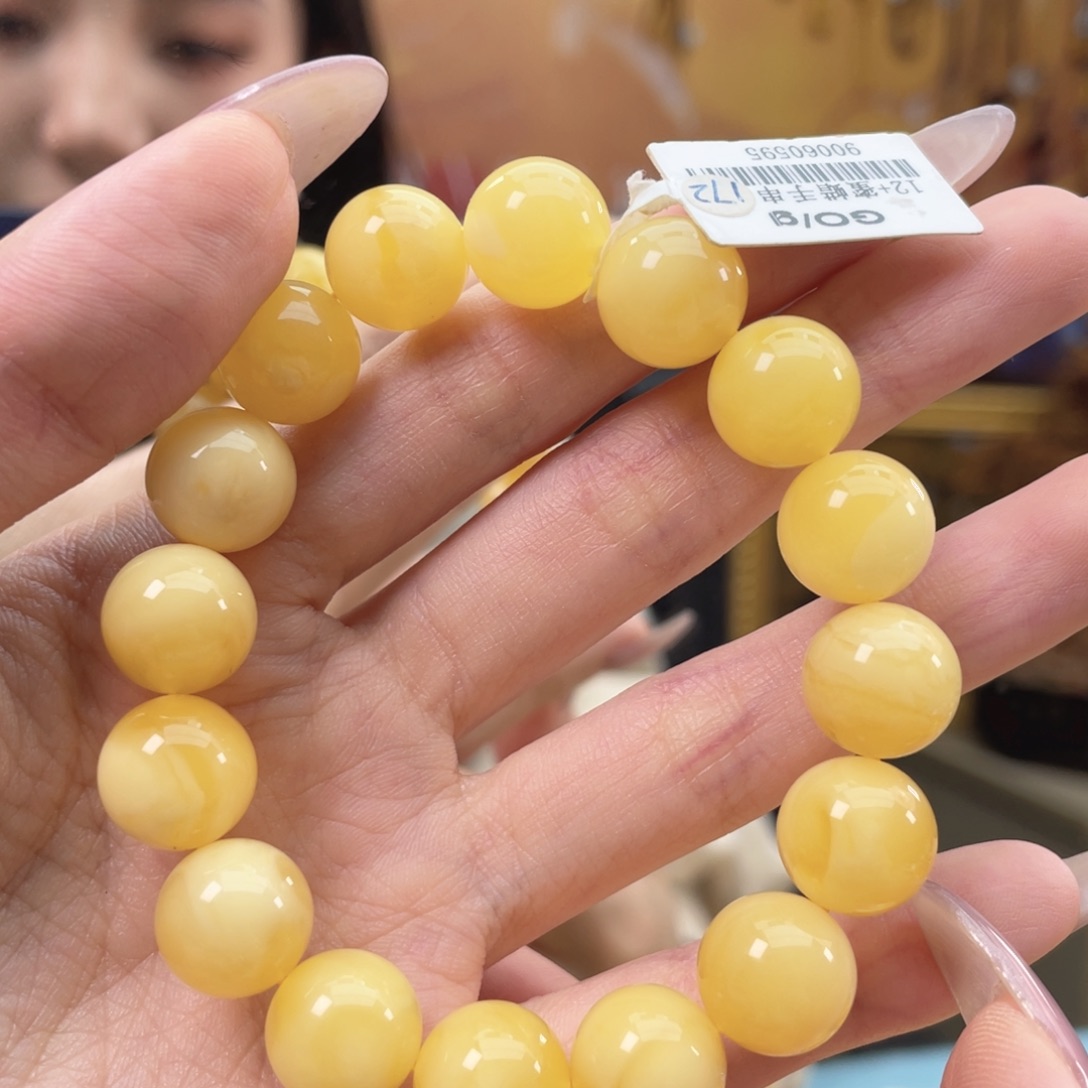 琥珀项圈未镶嵌琥珀蜜蜡