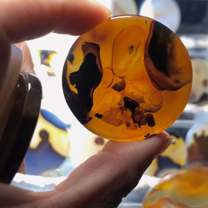 合金玛瑙/玉髓珠宝奇石50