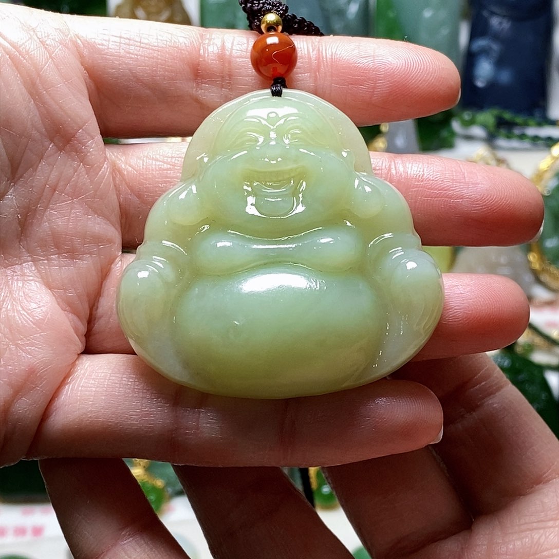 和田玉颈饰厚15未镶嵌