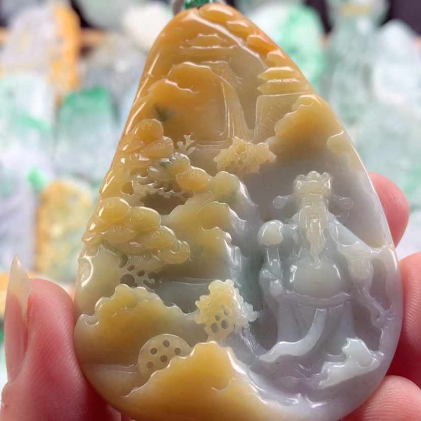【闪购商品】翡翠吊坠(不含链)未镶嵌