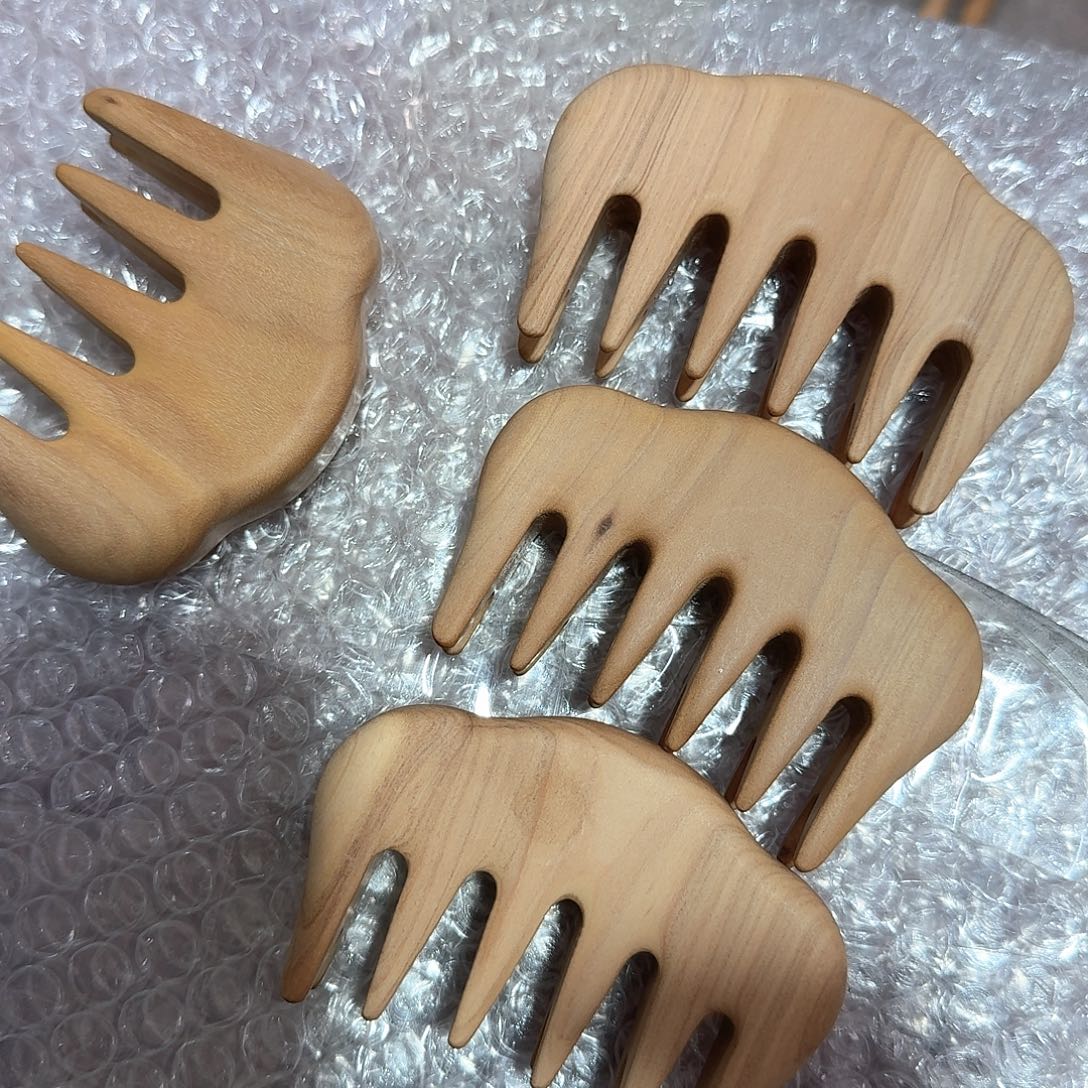 山檀木云朵梳子瑕疵