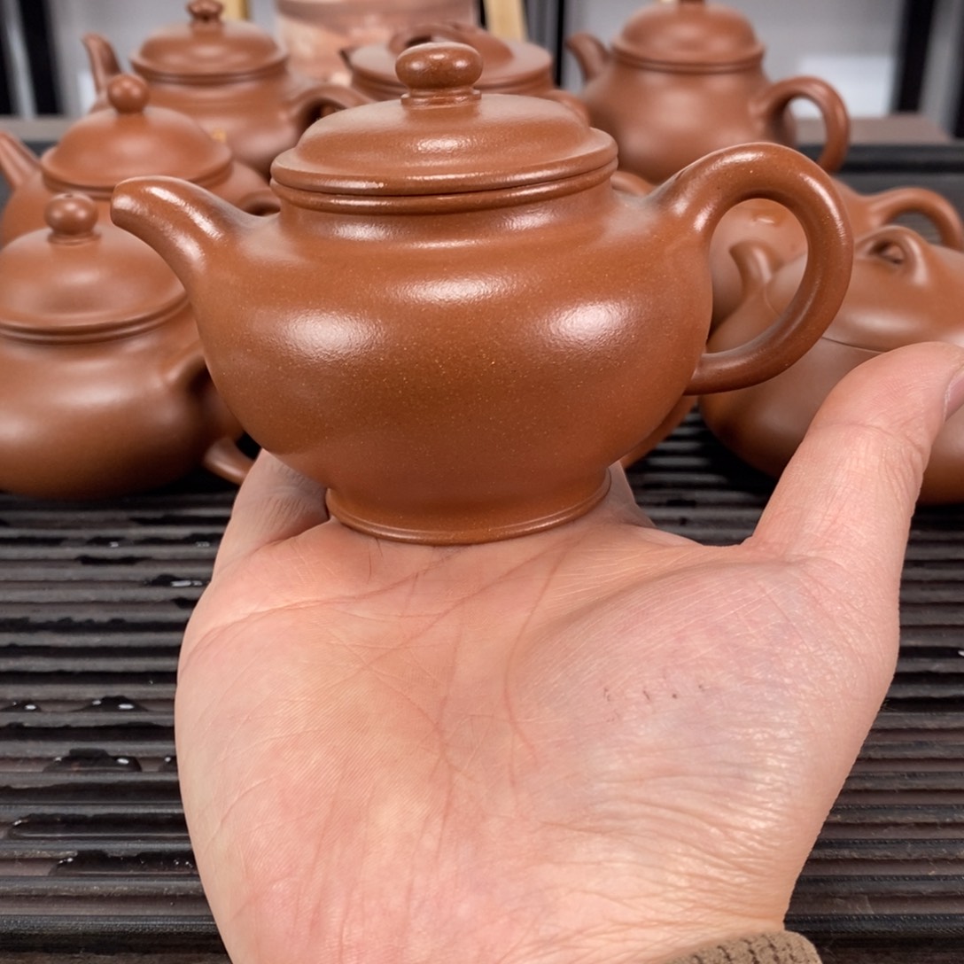紫砂茶壶台西紫泥容量190毫升