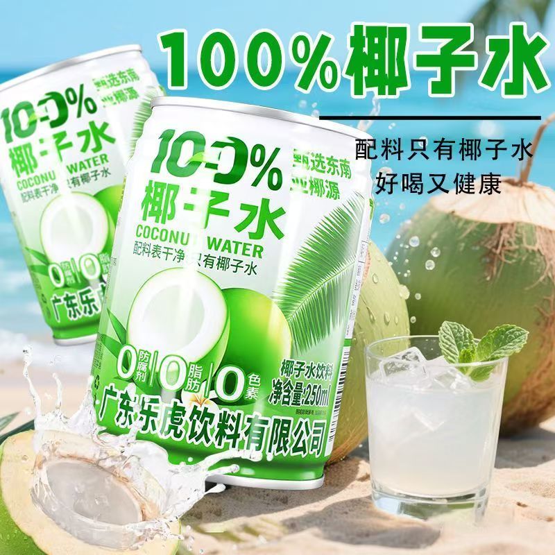 【虎劲能量】100%椰子水8罐（26年1月16日到期）