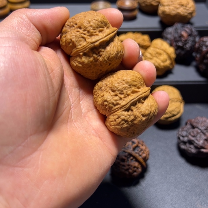 把件文玩核桃B金蟾蛤蟆头41mm