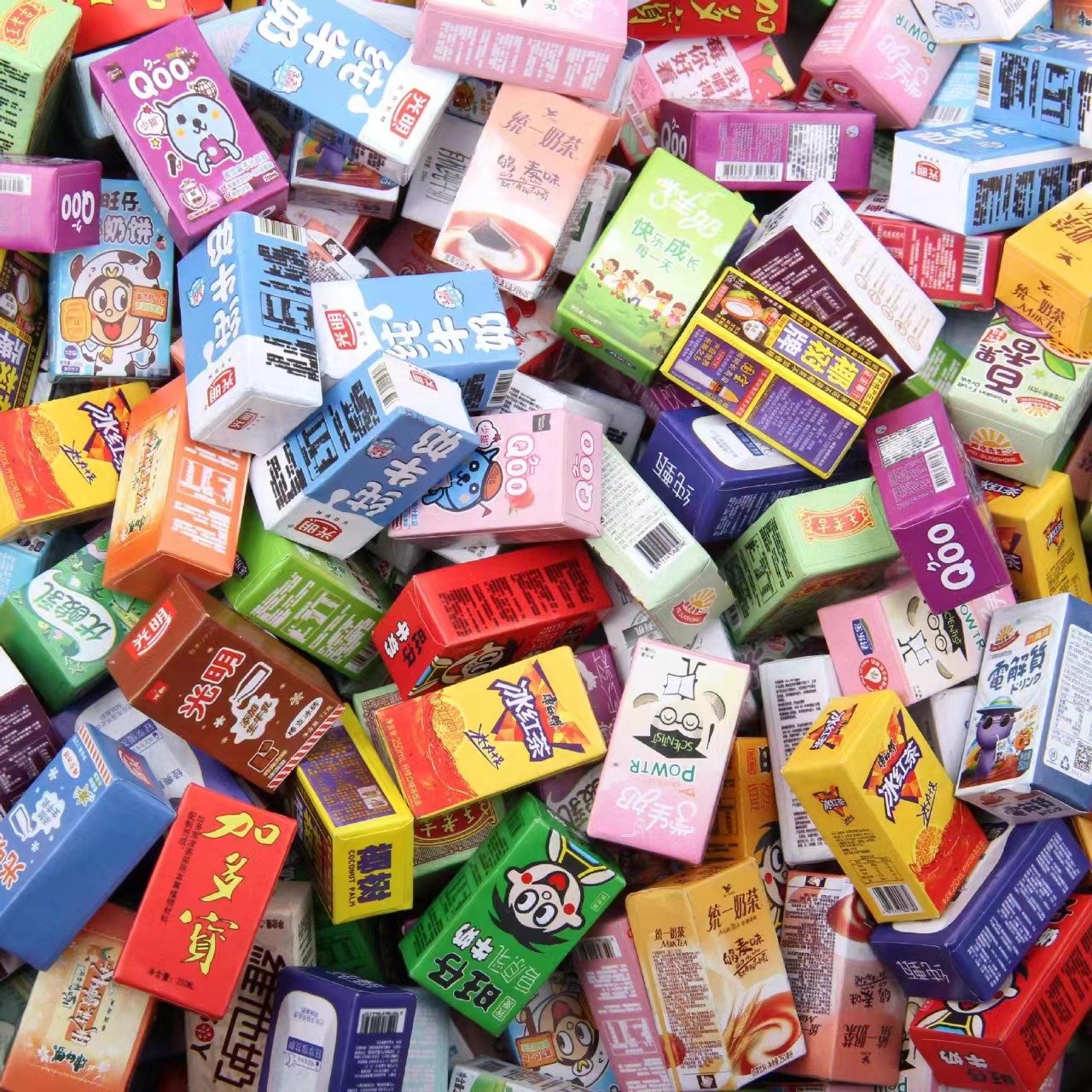 微缩便利店仿真迷你零食盒手工DIY配件过家家玩具