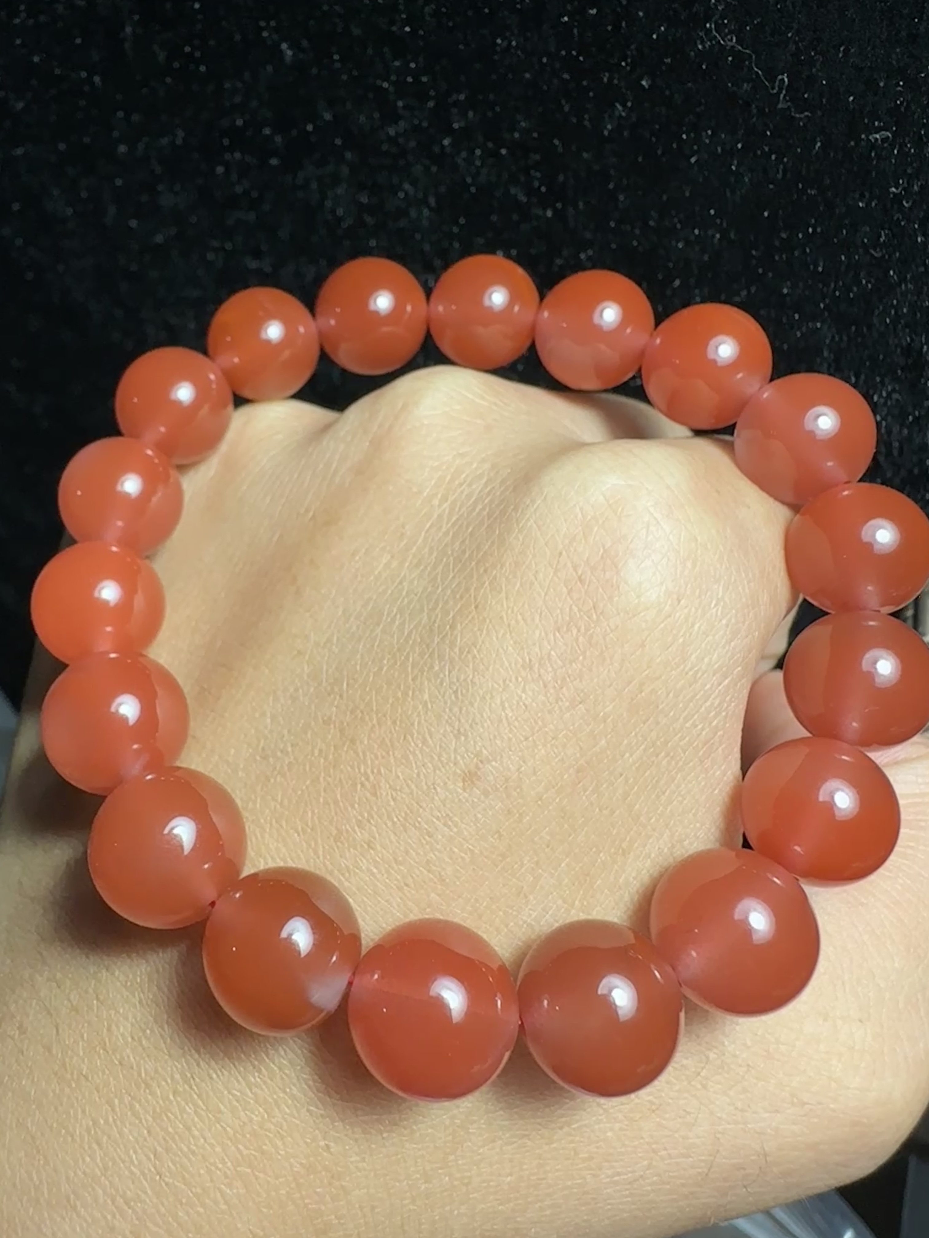 杨柳大黑洞樱桃红11mm➕