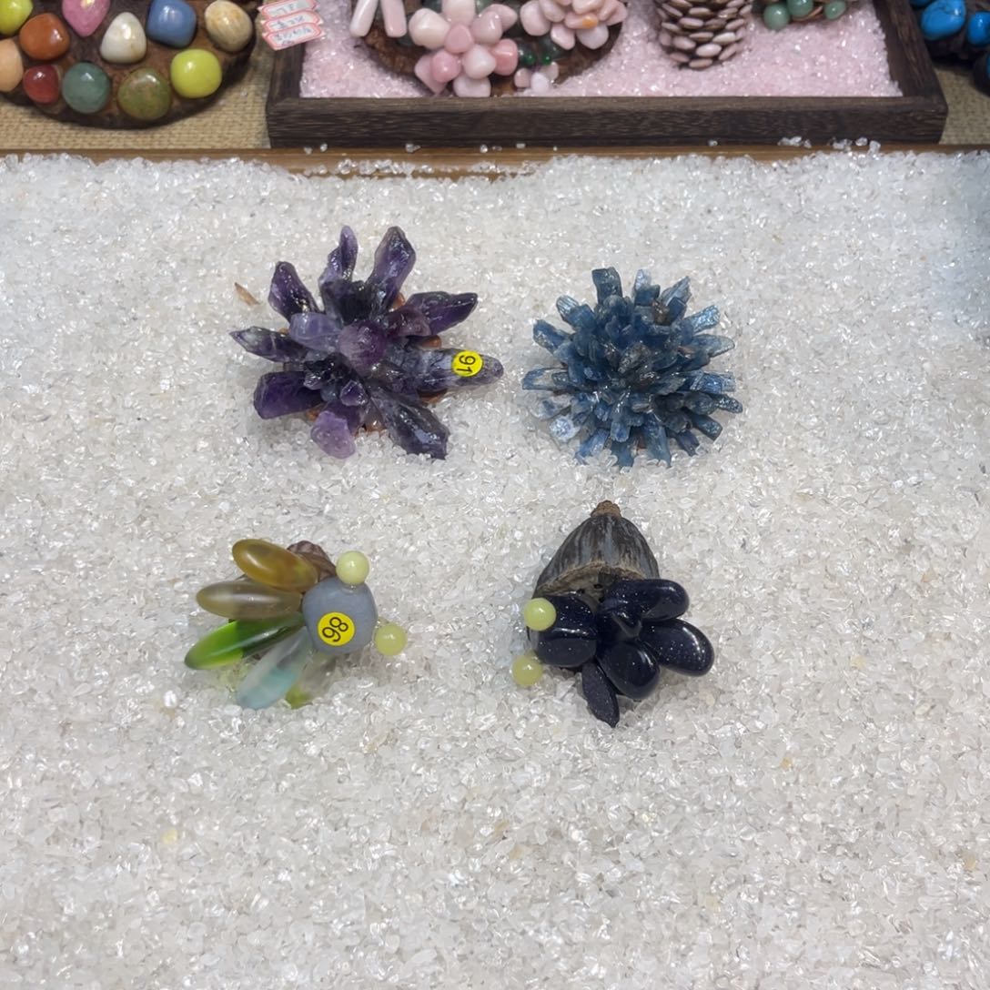 行***至松塔干花摆件永生花