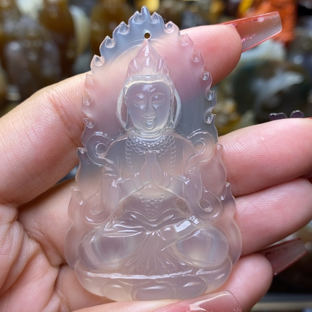 玛瑙/玉髓挂件未镶嵌