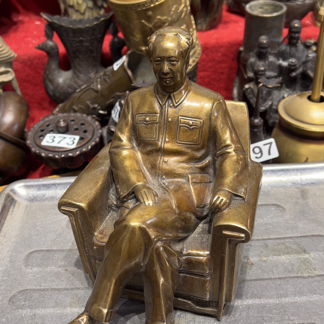 黄铜摆件，文房摆件