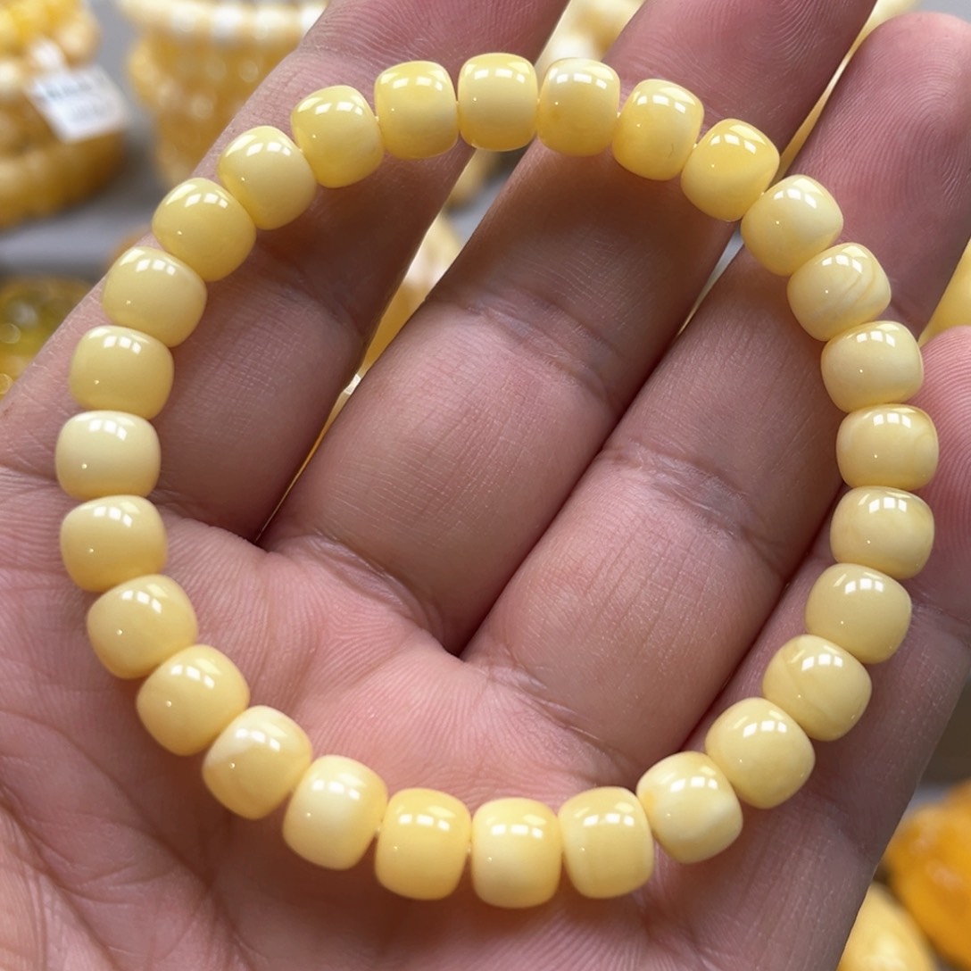 琥珀手链未镶嵌手串