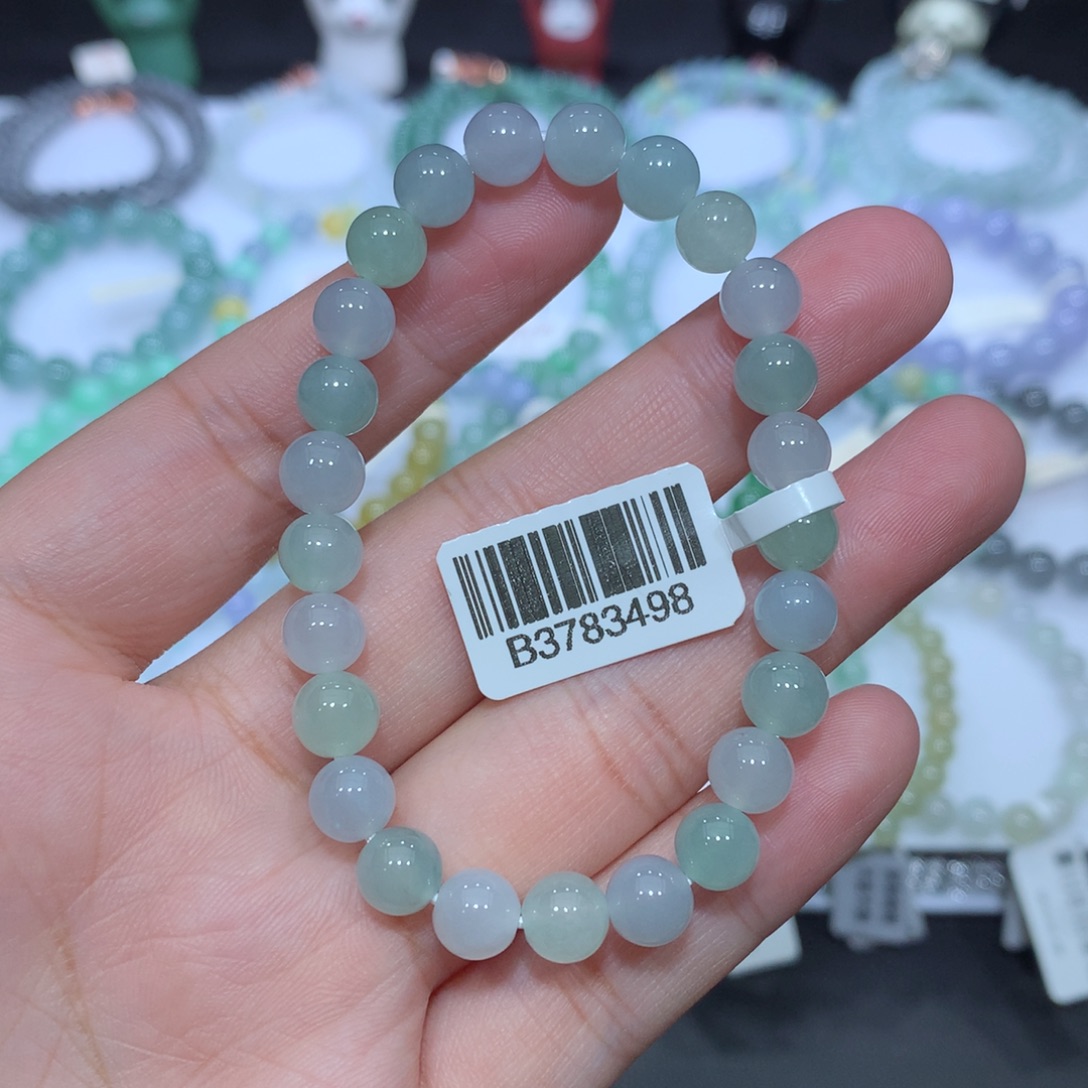 翡翠未镶嵌手串天然