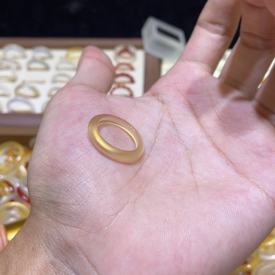 玛瑙/玉髓合金戒指51号港15