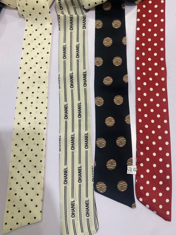 时尚窄版细长条飘带