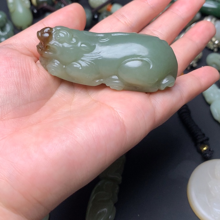 和田玉把件未镶嵌相**生