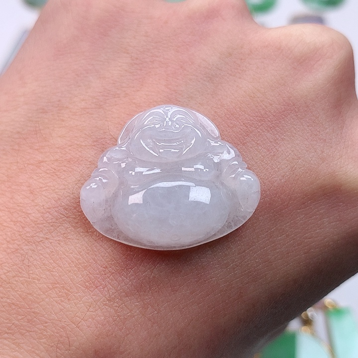 翡翠颈饰未镶嵌天然翡翠a货