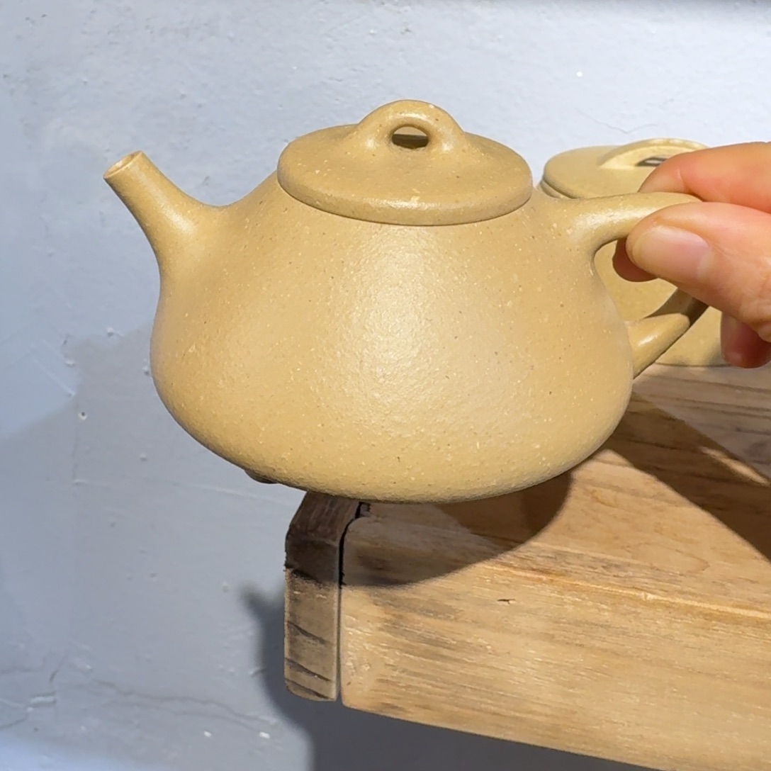 本山绿泥茶壶梨皮150毫升左右