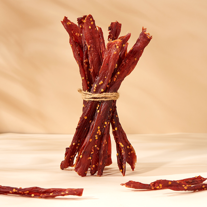 【现烤】鸡胸肉干鸡肉干高蛋白零食耐嚼解馋健身休闲即食麻辣味