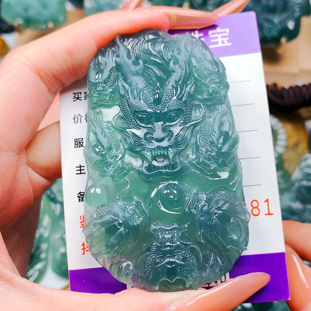 【闪购商品】翡翠颈饰未镶嵌纯天然A货翡翠