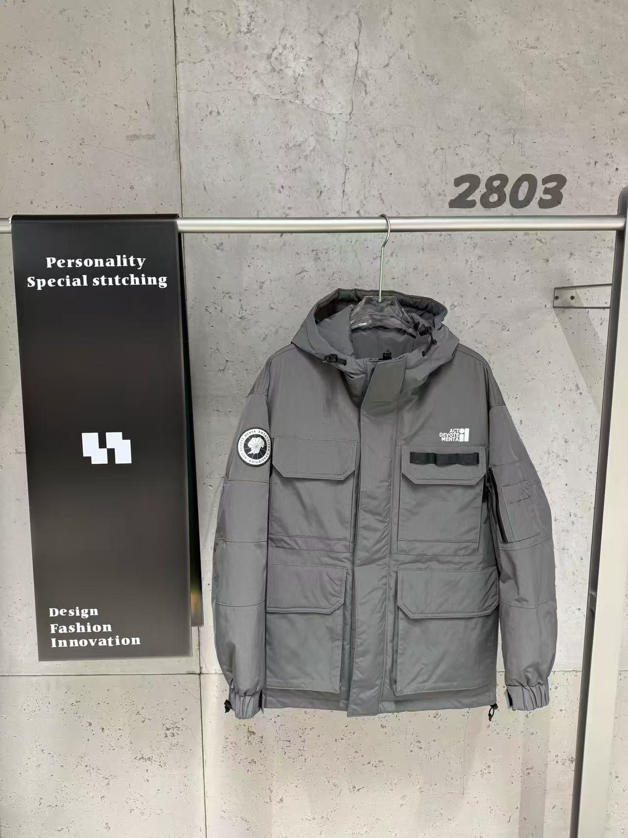 冬季工装铠甲潮流百搭 #国标90#羽服外套HJ2803