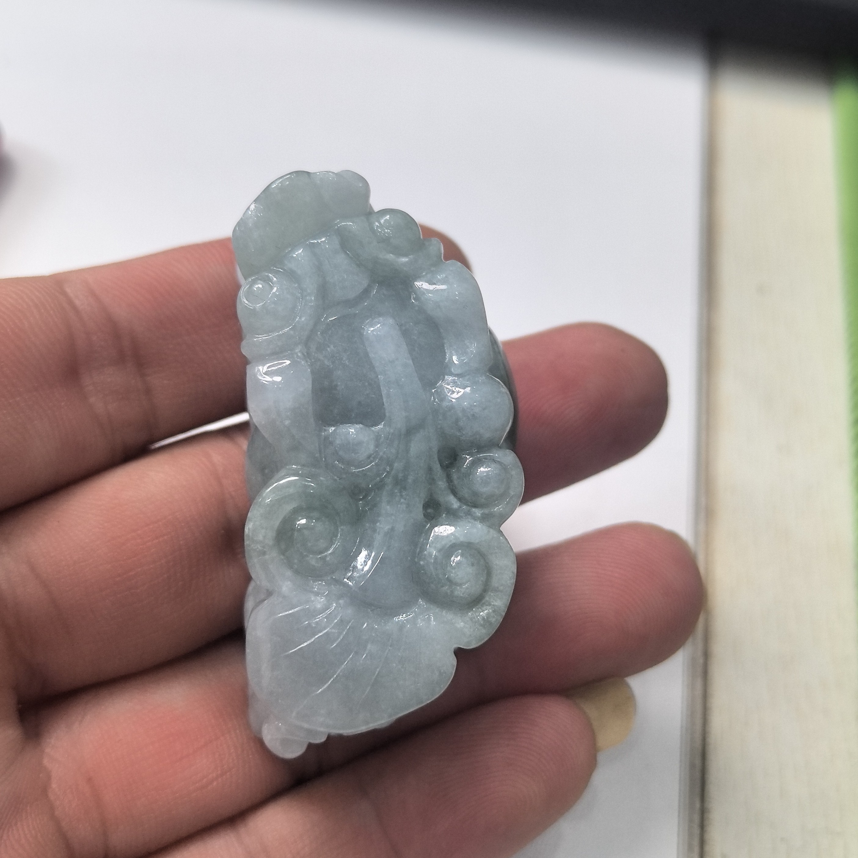 翡翠缅料大貔貅（的样性发货发其一）