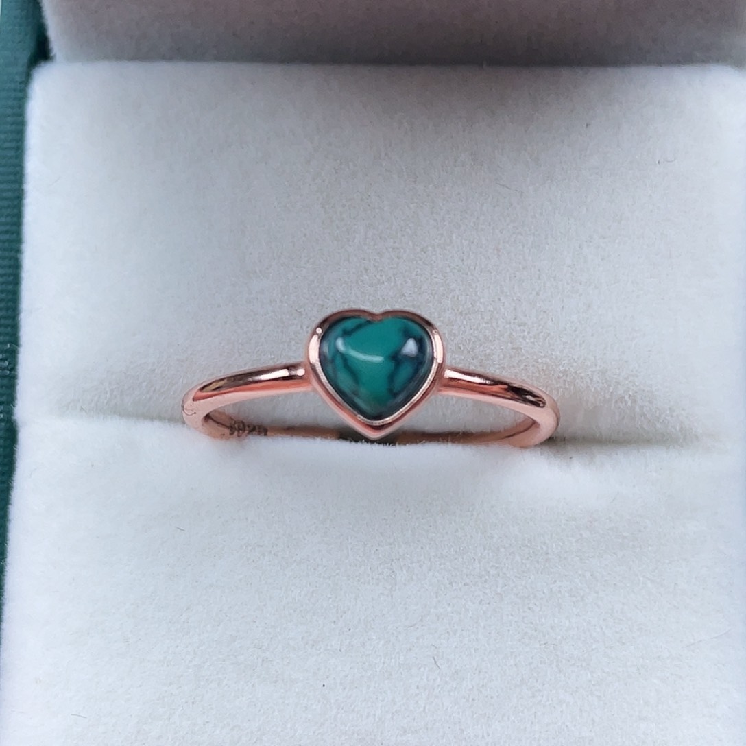 绿松石珠宝奇石银S925镶嵌