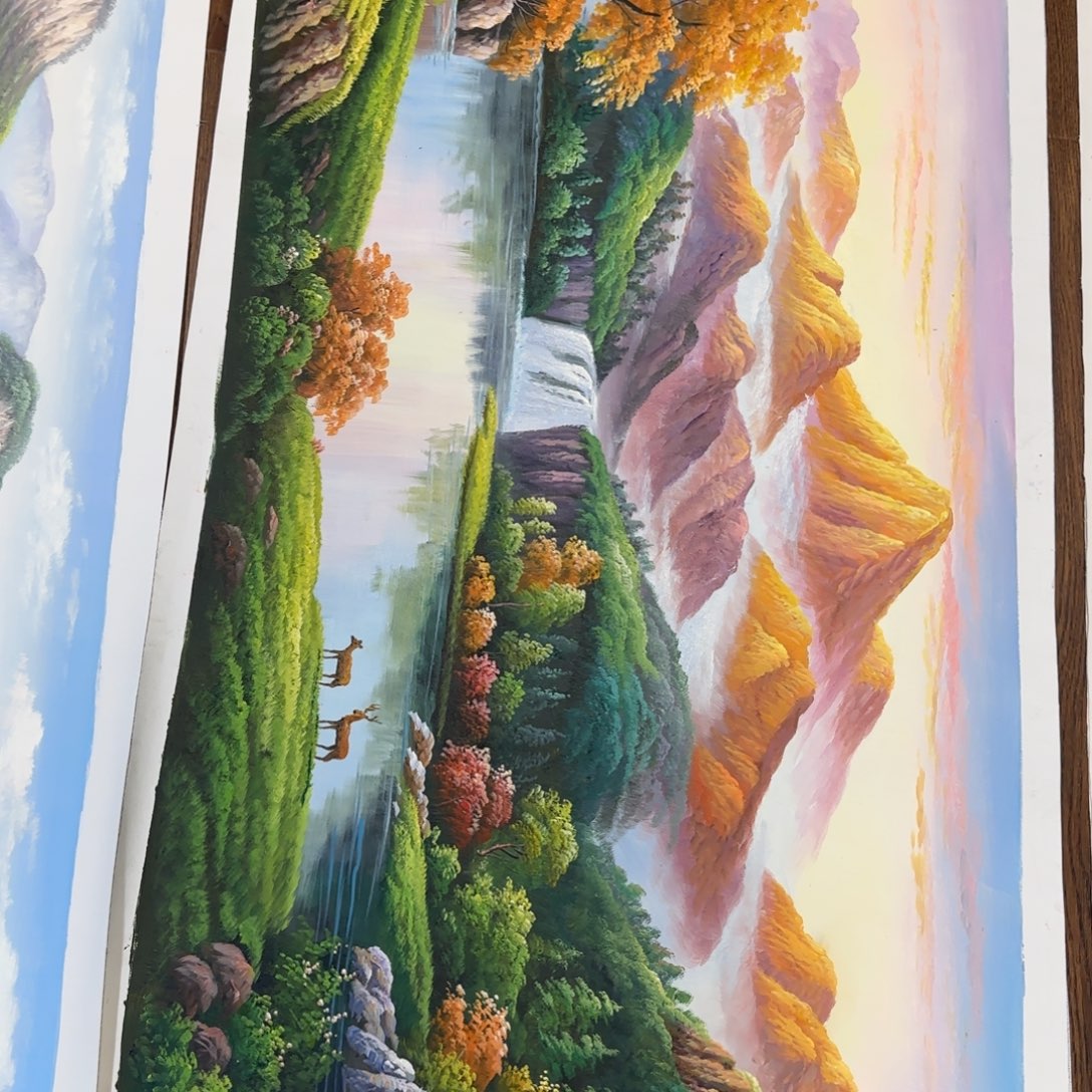 油画加油加油努力加油加油