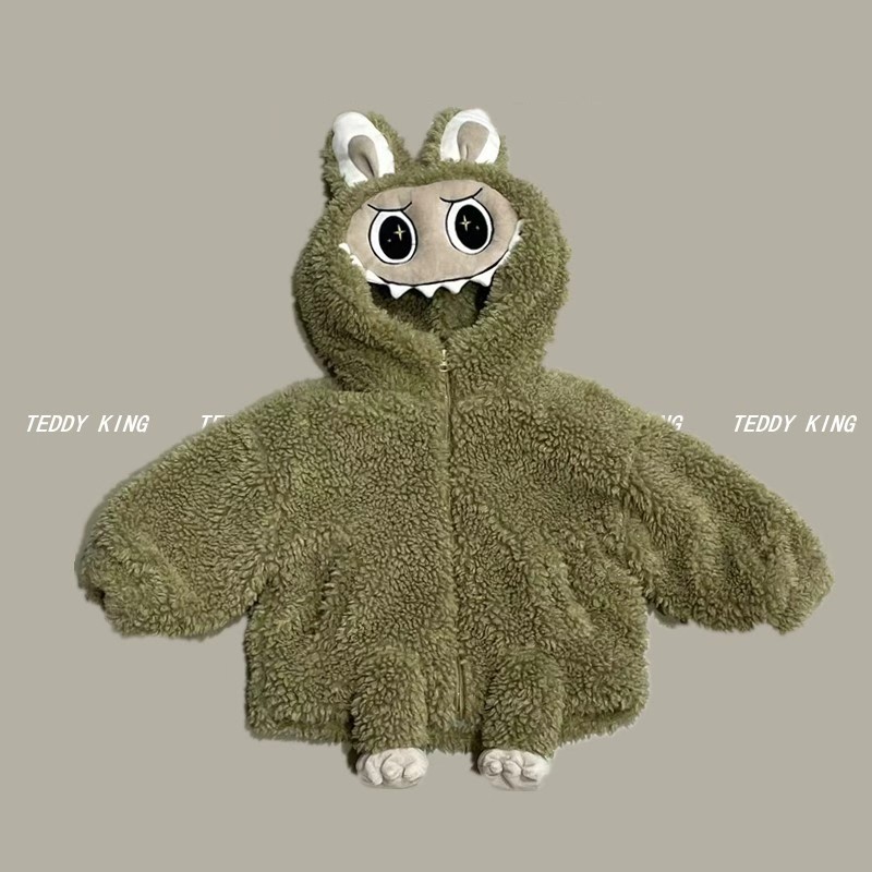 teddyking毛毛外套25新款 TXB25693羊羔毛卡通毛毛衣