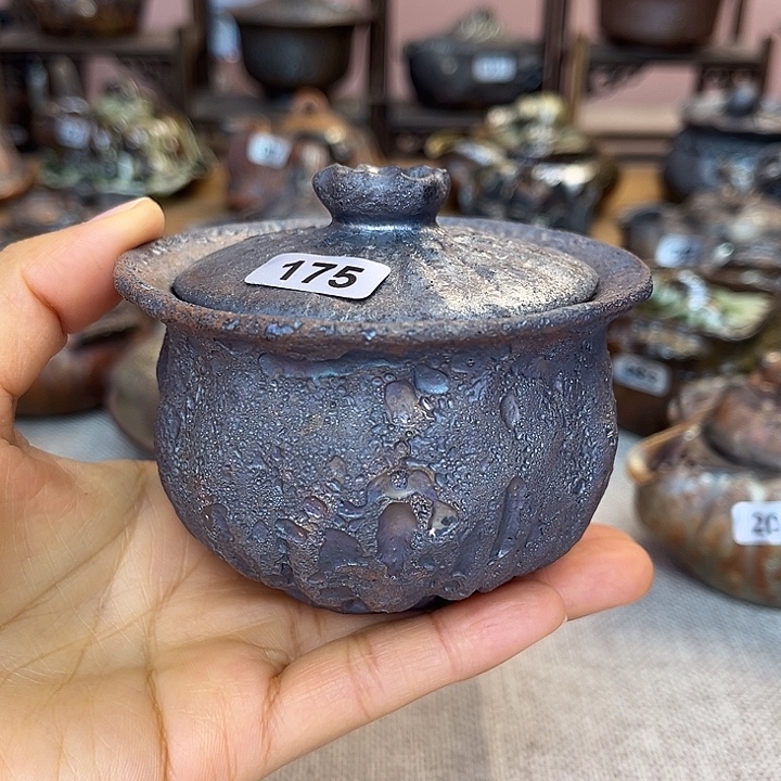 裸柴烧陶瓷手工茶器