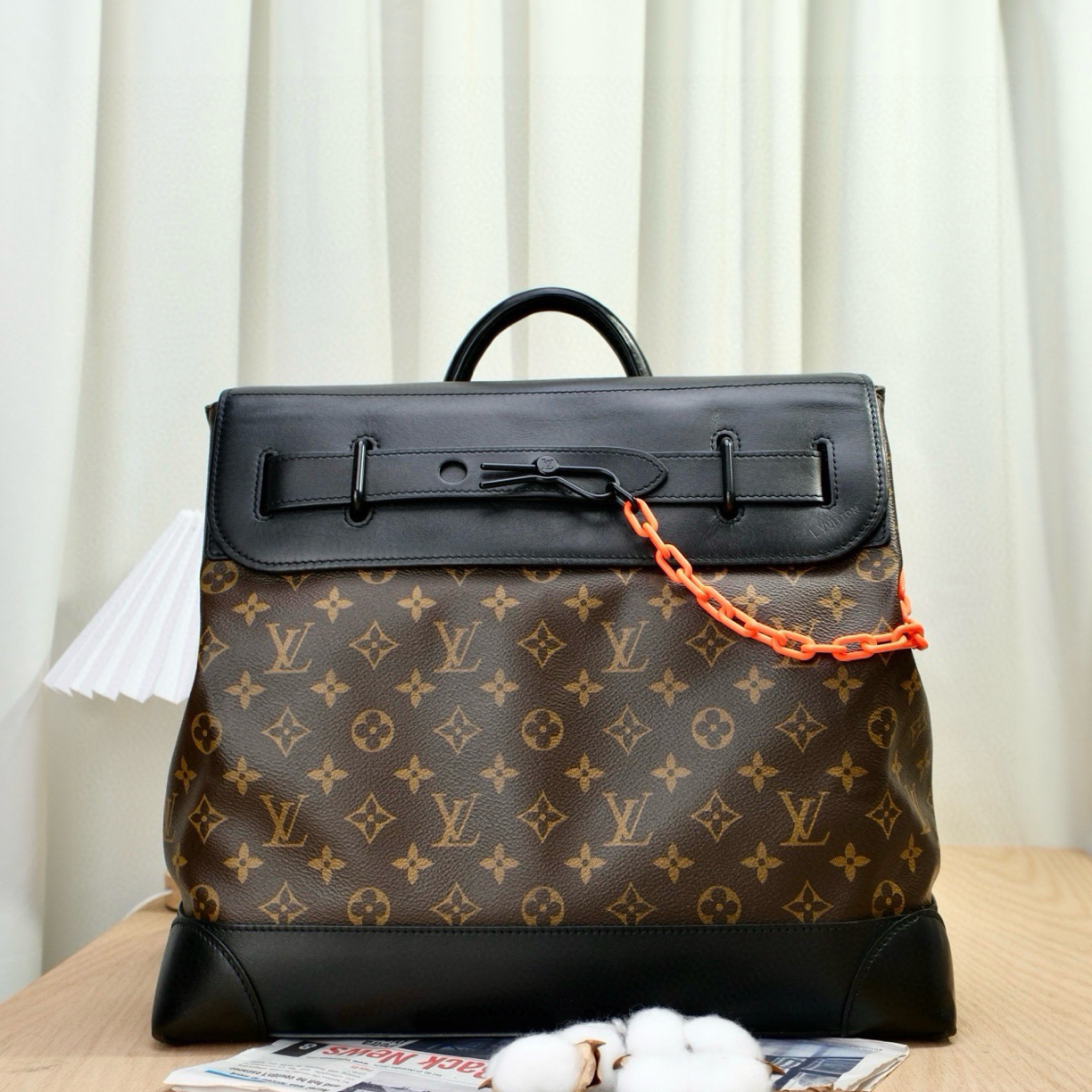 99新 LouisVuitton/路易威登 8946 LV steamer 斜挎