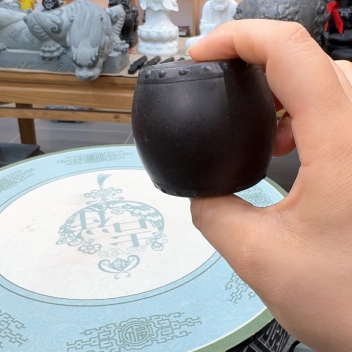 西安石晋錾石雕手工雕刻摆件