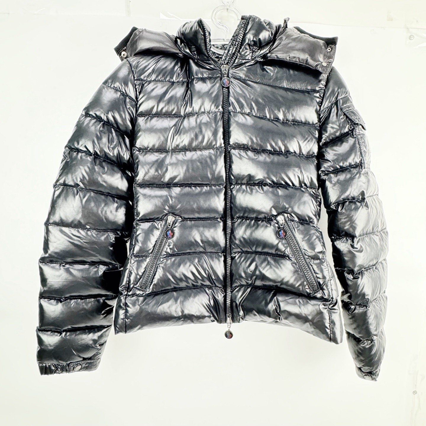 99新 MONCLER 0码 MONCLER蒙口 bady 黑色羽绒服 99新 sz0225