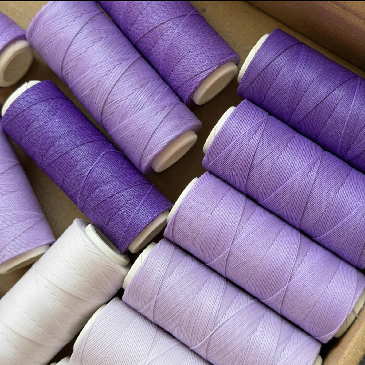 囡绳手作本紫色0.5扁蜡0.2圆蜡0.3圆洒金蜡线手工的绳DIY蜡线