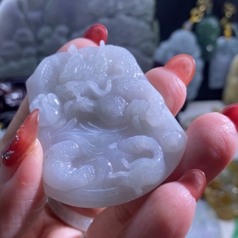 【闪购商品】颈饰未镶嵌翡翠龙牌