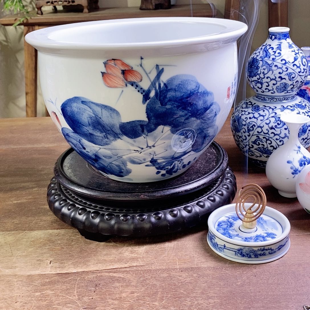 【闪购商品】赏**秋景德镇陶瓷家用摆件