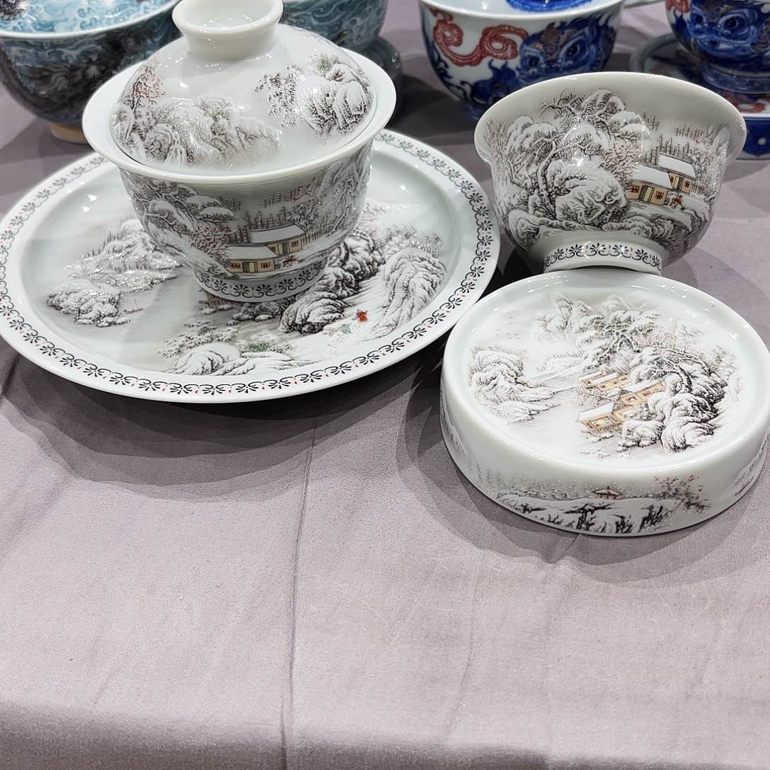 瓷片景德镇瓷器展和