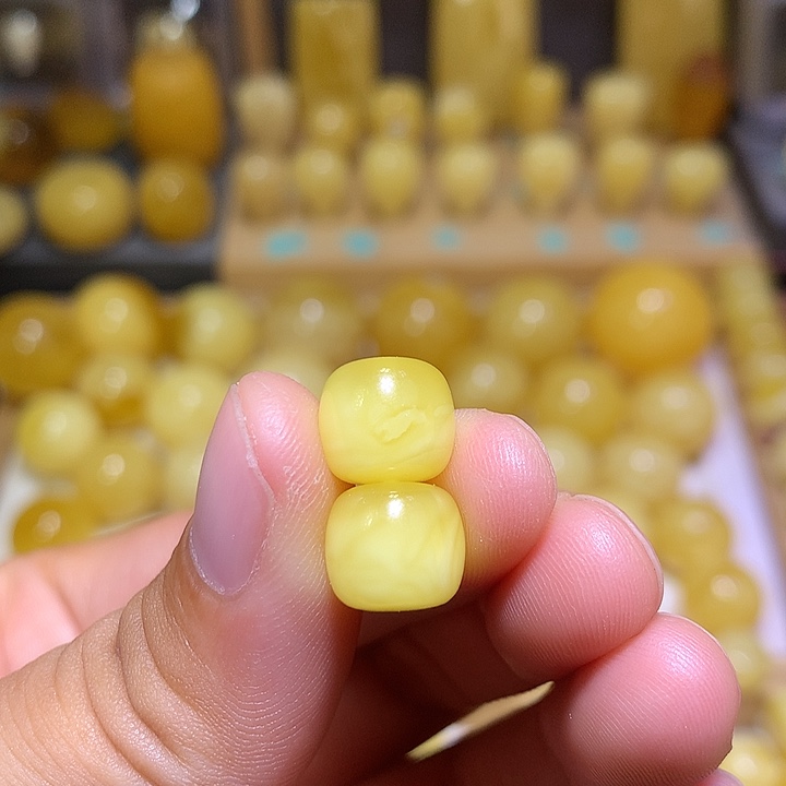 裸石蜜蜡未镶嵌天然俄料白花蜜蜡精工老型10
