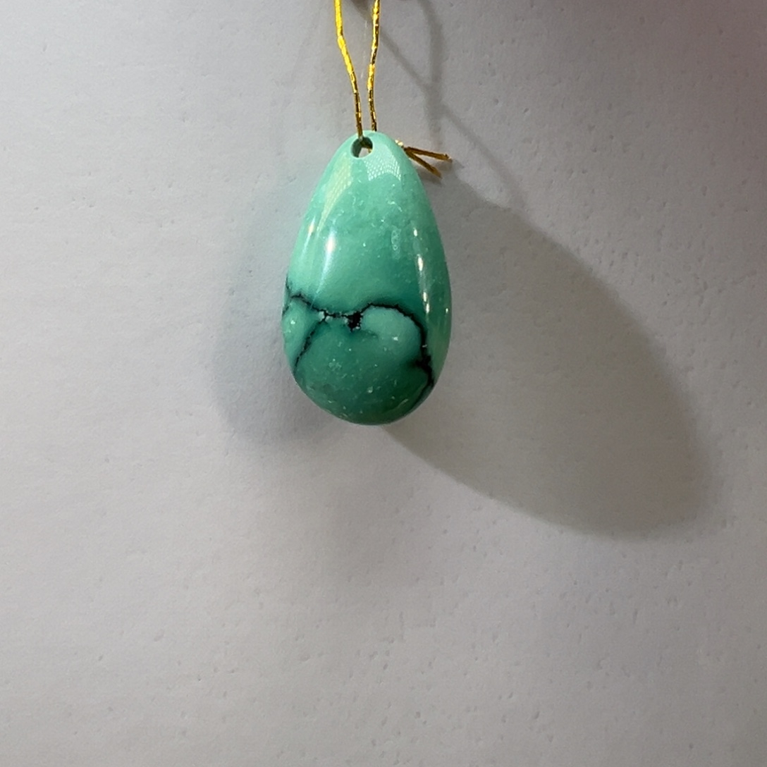 绿松石未镶嵌挂件21.7