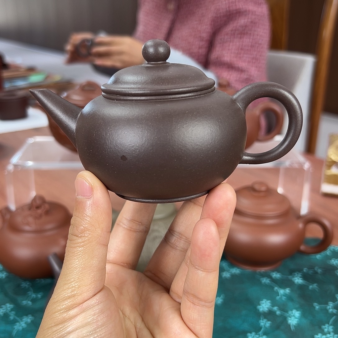 紫砂茶壶水平-紫泥