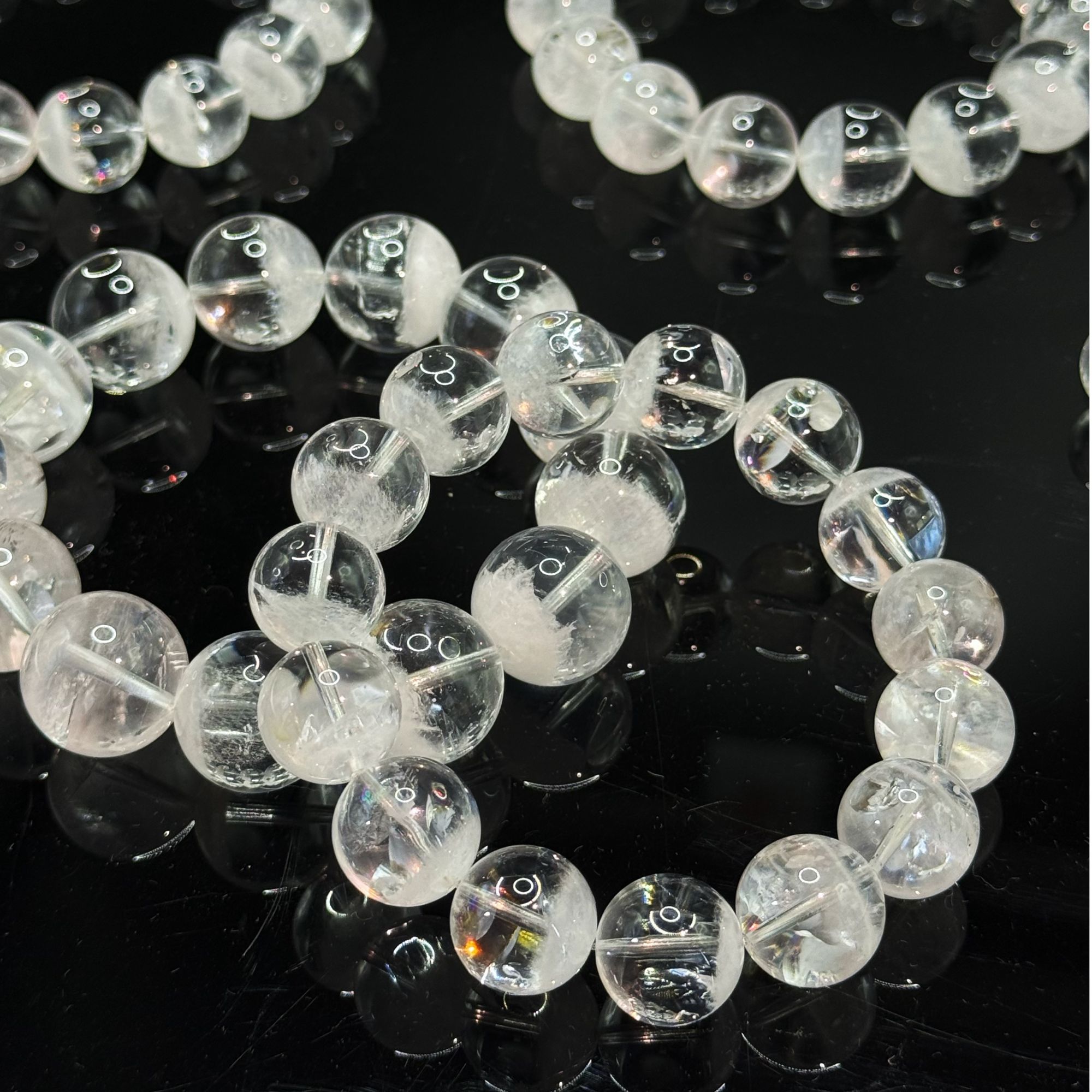 纯天然毕业天花板级彩虹冰体聚宝盆 白幽灵 B2310 多样性发其一