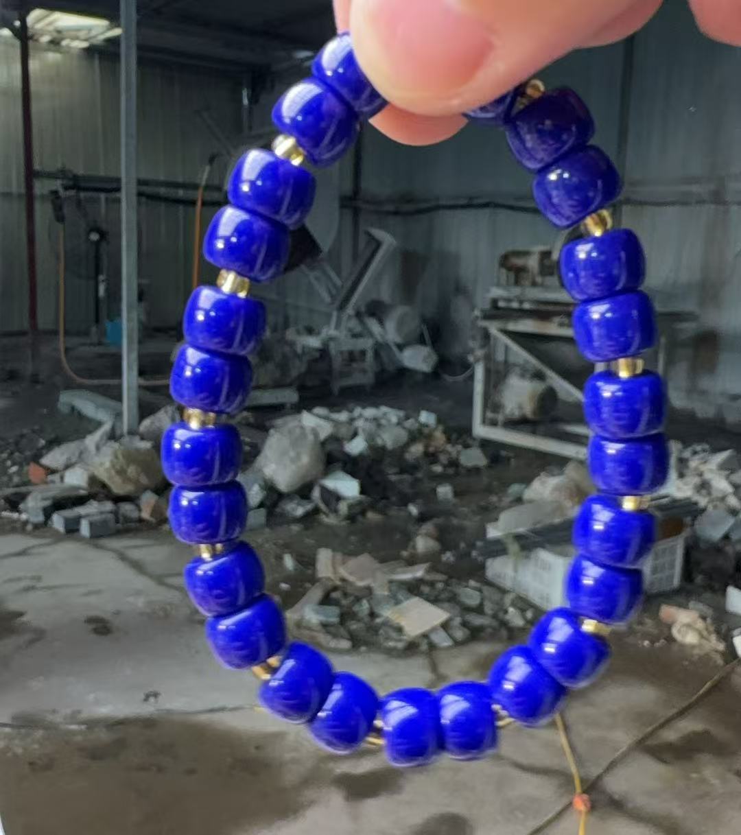 蓝舒老型切面8mm手链老坑料经典时尚手链