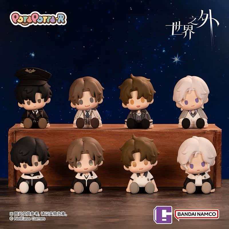 【代拆】POTEPOTTER世界之外滴胶坐姿盲盒手办潮玩公仔桌面摆件