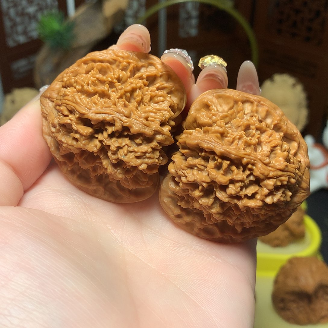 混***王文玩核桃吊坠满天星46