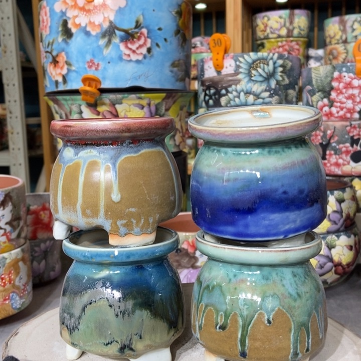 红陶景德镇艺术手绘作品