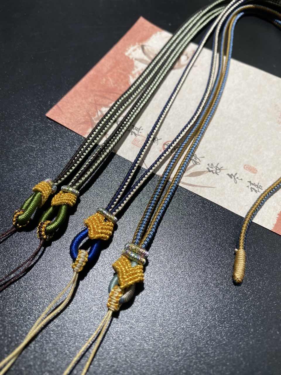 DIY纯手工吊坠高货绳/皇冠结吊坠绳/可调节(不做售后)百搭编织