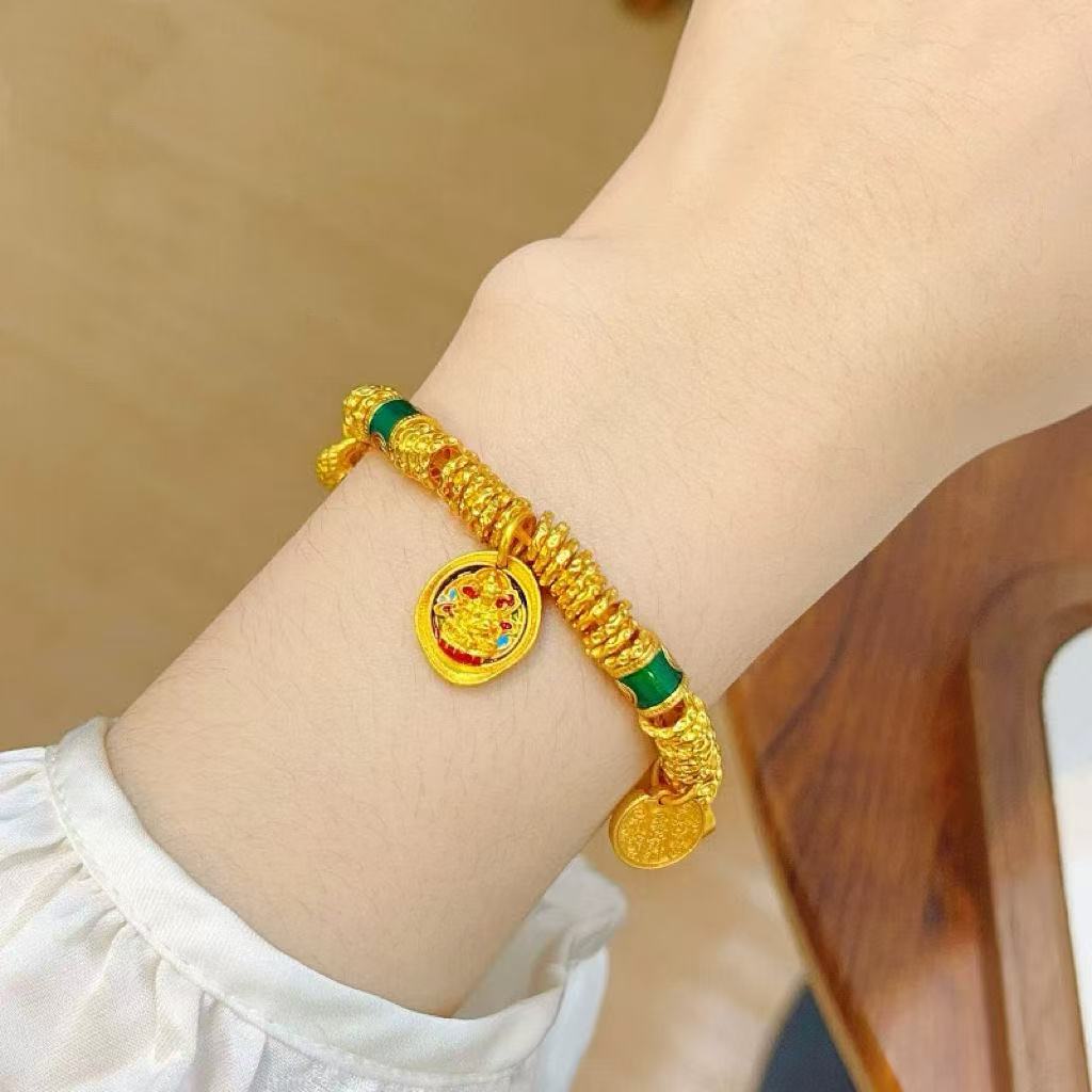 合金手链 吉言盘缠手链 新中式手工编织时尚