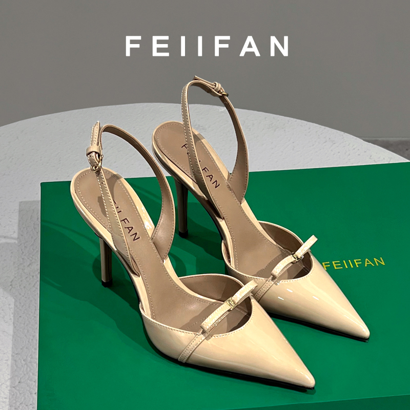 【现货】裸色高跟鞋2025春秋新款细跟不累脚职业气质百搭单鞋女2626