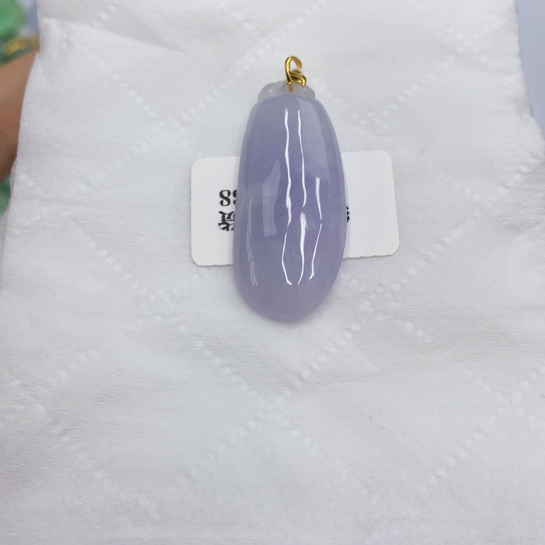 翡翠18K金镶嵌颈饰翡翠
